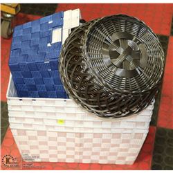 LARGE LOT OF BASKETS