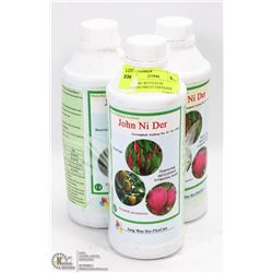 3 BOTTLES OF MICRO-NUTRIENT FERTILIZER