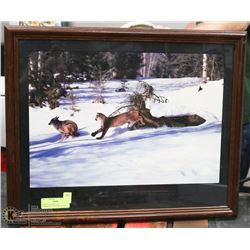 22"X30" JACK BE QUICK "BRAKEFIELD" PICTURE FRAMED