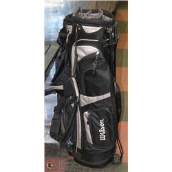 WILSON SELF STANDING GOLF BAG.