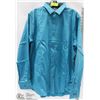 Image 1 : MENS BLUE DRESS SHIRT BY TRISTAN. SIZE XL. MADE IN