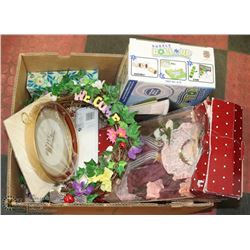 LOT OF NEW ROLLUP PUZZLE MAT , PRUNERS, FRAMES