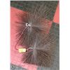 Image 1 : LOT OF 2 FIREPLACE CHIMNEY CLEANING BRUSHES HOME