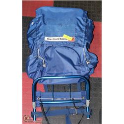 WORLD FAMOUS MONT BLANC BACKPACK WITH METAL