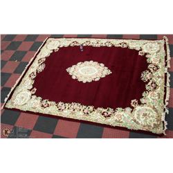 LARGE WOOL ESTATE AREA CARPET 148" X 109"