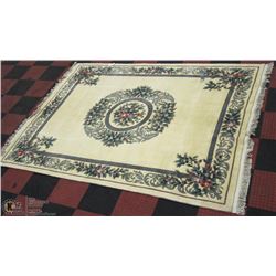 LARGE ESTATE WOOL AREA CARPET 104" X 146"