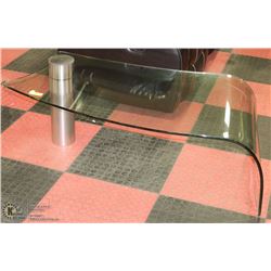 CASCADING GLASS COFFEE TABLE