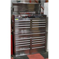 ESTATE MONTEZUMA 46" TOOL CHEST AND CABINET FULL
