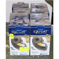 8 IDEXPERT (BRADY) LABELLING CARTRIDGES