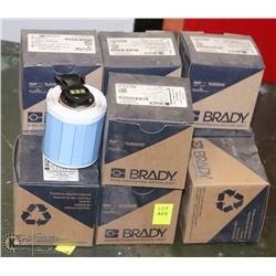 10 BOXES OF BRADY BMP71 LABELLING CARTRIDGES