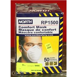 BOX OF 50 NORTH COMFORT MASKS