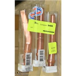 GROUP OF THREE SZ 8 CUTTING TIPS