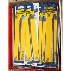 BOX OF IRWIN 5/16" SPADE DRILL BITS