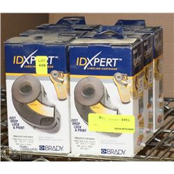 6 BOXES OF ID EXPERT LABELLING CARTRIDGES