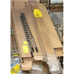 5 BOXES OF EXTRA LARGE DRILL BITS