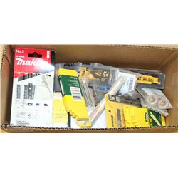BOX OF ASSORTED NEW TOOLS