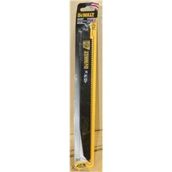 1 PACK OF 5 -12" DEWALT BI-METAL RECIPROCATING SAW