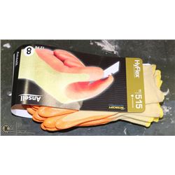 PACK OF 12 HYFLEX 11/515 SZ 8 WORKGLOVES