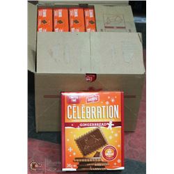 CASE OF LECLERC CHOCOLATE GINGERBREAD COOKIES