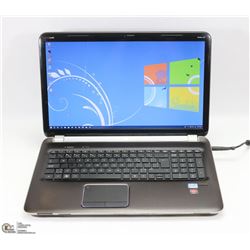 17.3" HP PAVILION iNTEL i7/8GB/500GB WIN 10 LAPTOP