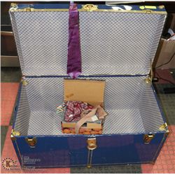 VINTAGE TRUNK WITH CONTENTS