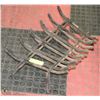 Image 1 : LOT OF 2 FIREPLACE/STOVE GRATES 18" WIDE HOME