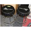 Image 1 : TWO COORS LIGHT BAR STOOLS.