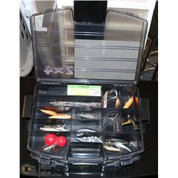 DOUBLE SIDED TACKLEBOX WITH TACKLE