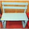 Image 1 : BLUE GARDEN BENCH 36" X 19" X 35"H