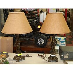 VINTAGE 1950'S PAIR OF LAMPS