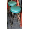Image 1 : PAIR OF VINTAGE BAR STOOLS.