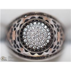 6) STERLING SILVER CZ MEN'S RING