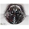 Image 3 : 14) STAINLESS STEEL "GRIM REAPER" MEN'S RING