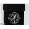Image 4 : 14) STAINLESS STEEL "GRIM REAPER" MEN'S RING