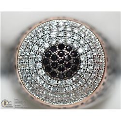 20) STERLING SILVER CZ MEN'S RING
