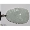 Image 1 : 23) JADEITE PENDANT ON HIGH FASHION CORD
