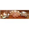 Image 1 : LOT OF 3 CARNIVAL GLASS BOWLS