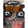 Image 1 : BAR HEIGHT TABLE WITH 2 STOOLS