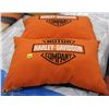 Image 1 : SET OF HARLEY DAVIDSON PILLOWS.
