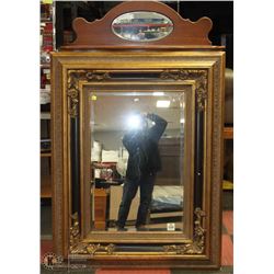 LARGE ESTATE GOLD TONE FRAMED MIRROR