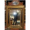 Image 1 : LARGE ESTATE GOLD TONE FRAMED MIRROR
