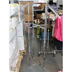 4 ARM CHROME CLOTHING RACK