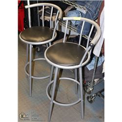 TWO BAR STOOLS.