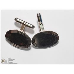 46) STERLING SILVER CUFF LINKS