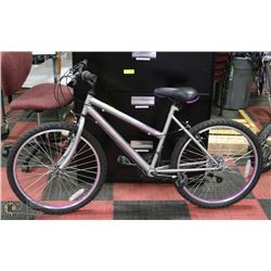 SILVER PURPLE EVOLUTION OZARK TRAIL BIKE