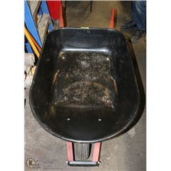 METAL AND WOOD FULL SIZE WHEEL BARREL