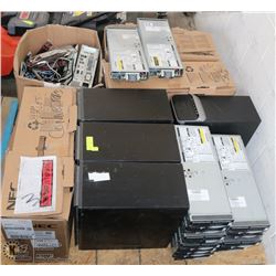 PALLET OF GAMING COMPUTERS, HP BLADE 7 SERVERS