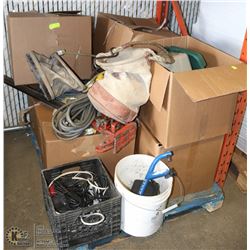 PALLET OF ASSORTED TOOLS