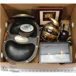 ESTATE BOX OF ASIAN COLLECTIBLES.
