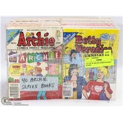 LOT OF 40 ARCHIE SERIES POCKET BOOKS.